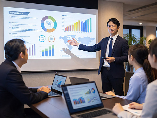社内プレゼン・会議空間内